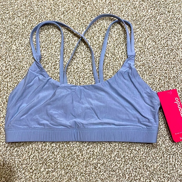 NWT Commando Butter Yoga Bralette Bra S Pebble, Austrian Modal Soft Stretch - Picture 2 of 7